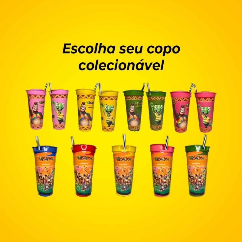 Escolha Seu Copo Colecionável