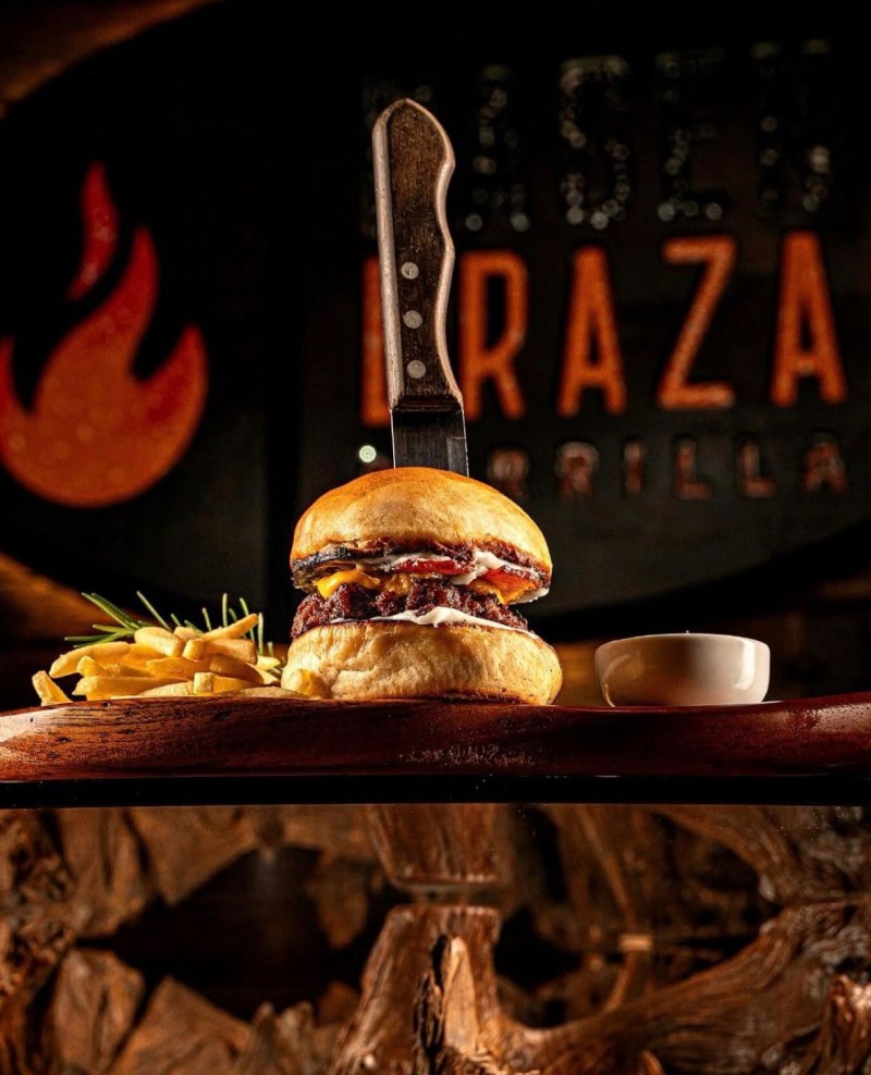 burger cheddar e bacon