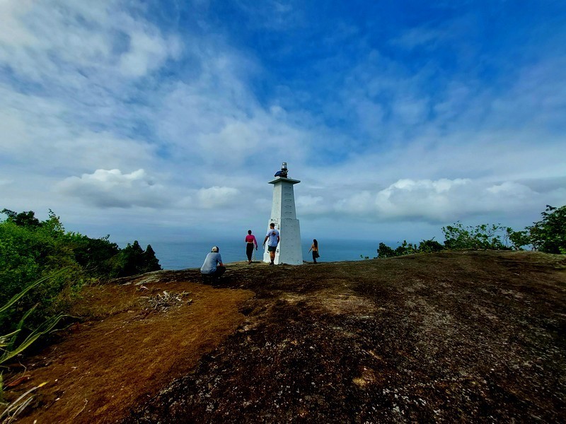 Llegando al faro de Juatinga