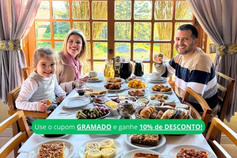 Gramado Café Colonial - Cupom Gramado 10% de desconto