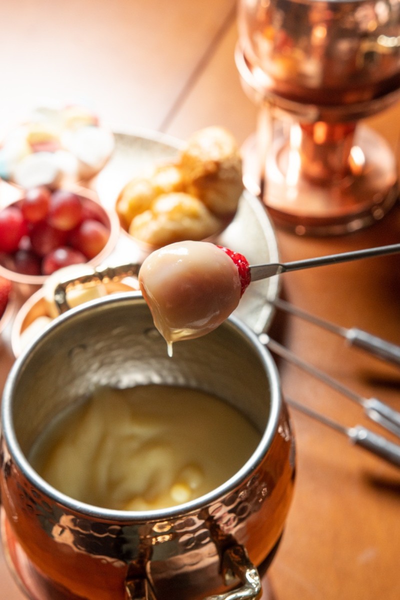 fondue chocolate branco