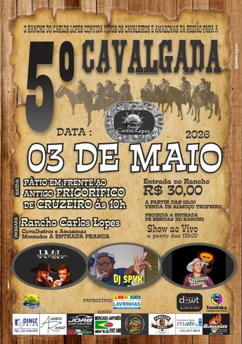 Cavalgada 2026