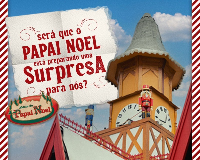 Será que o Papai Noel está preparando uma surpresa para nós?