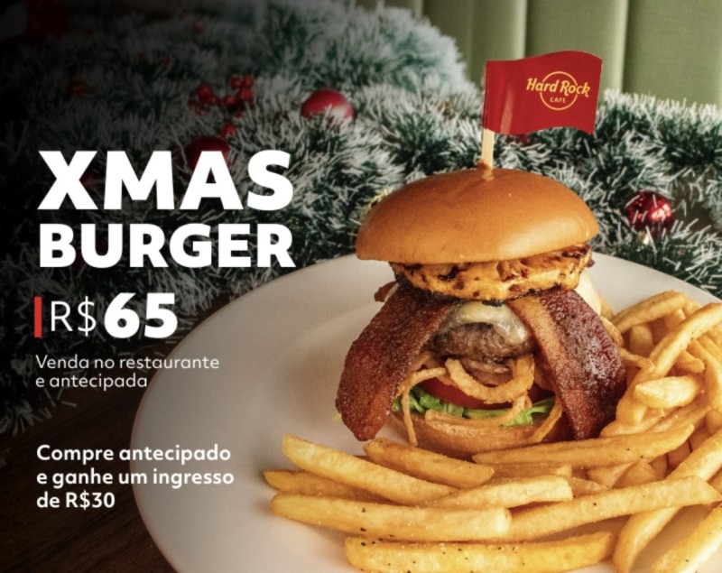 Xmas burger