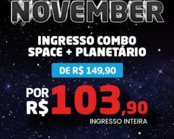 Ingresso Space Adventure Canela