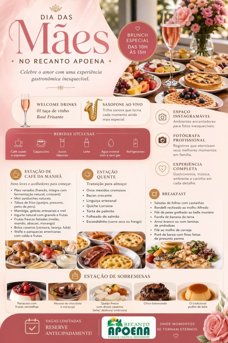 Brunch dia das mães
