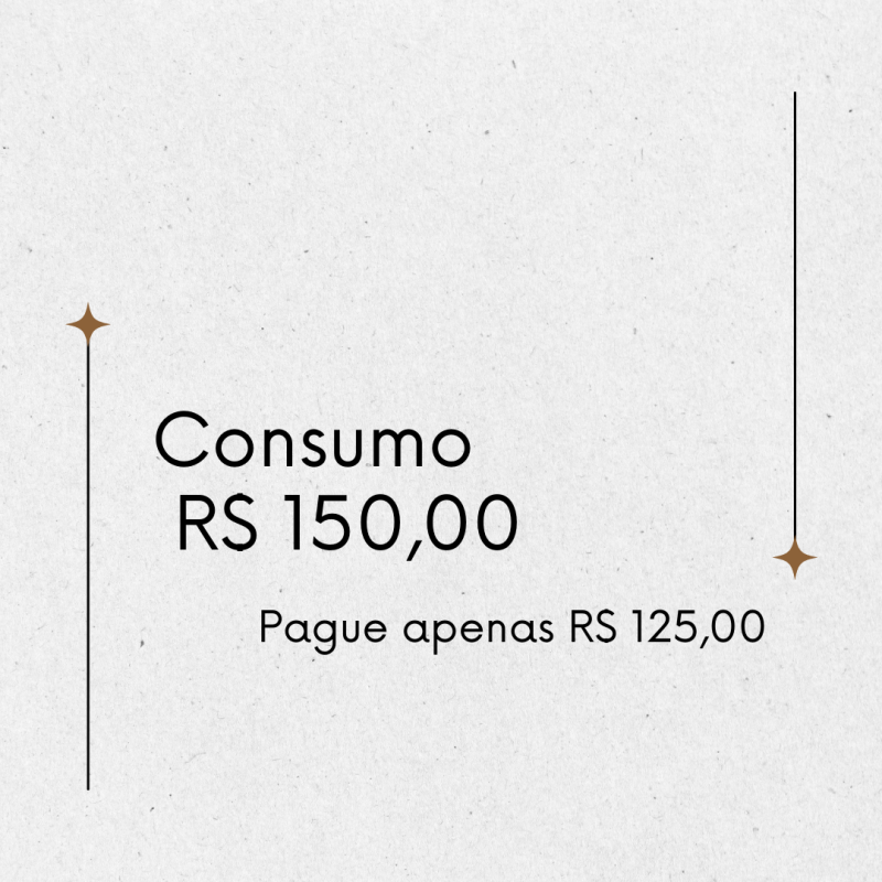 Voucher R$ 150,00