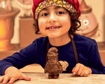 Oficina de Papai Noel de Chocolate